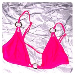 Red string bikini top